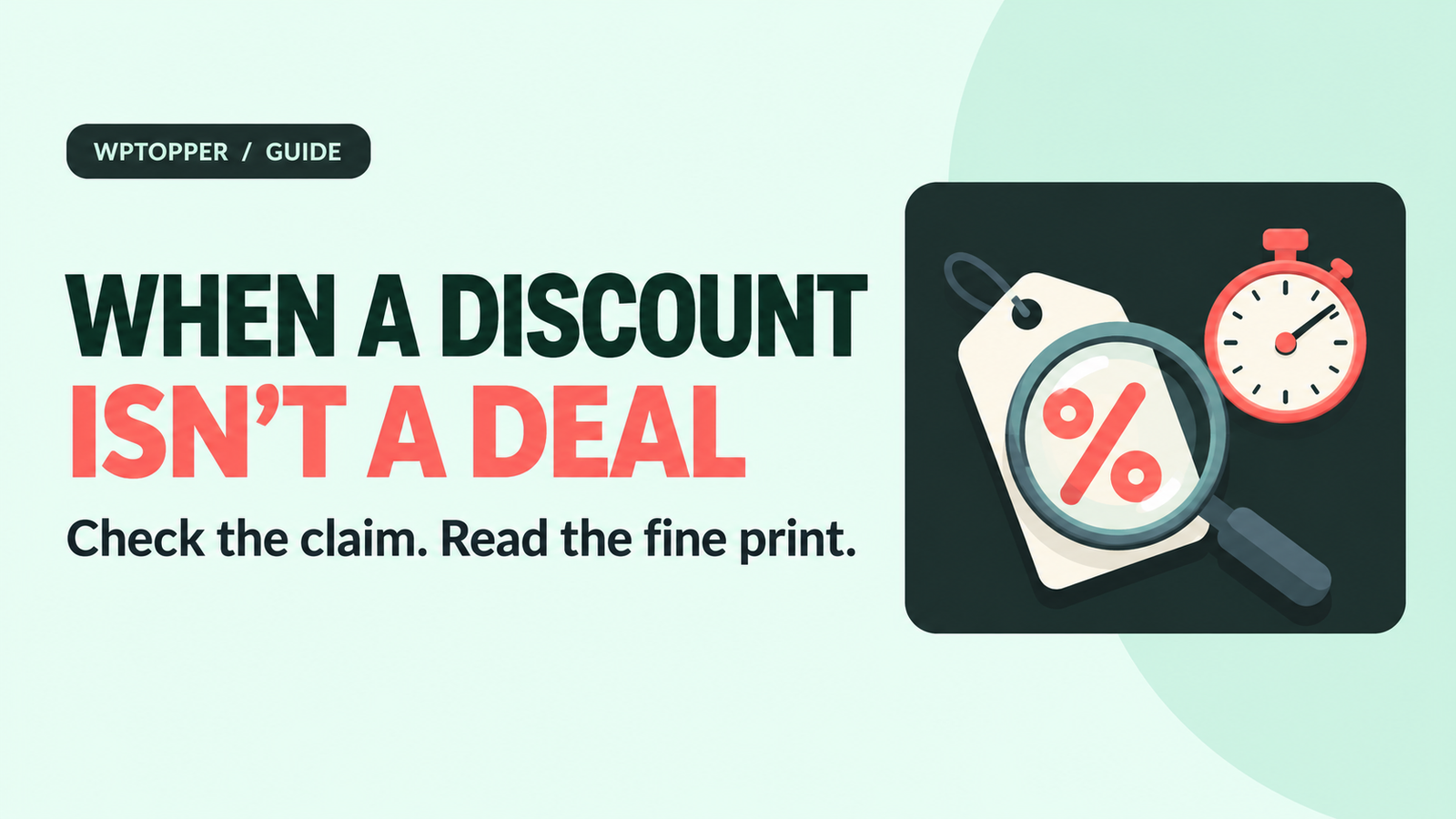 When a Discount Stops Being a Deal: Pricing Claims, Timers, and Fine Print