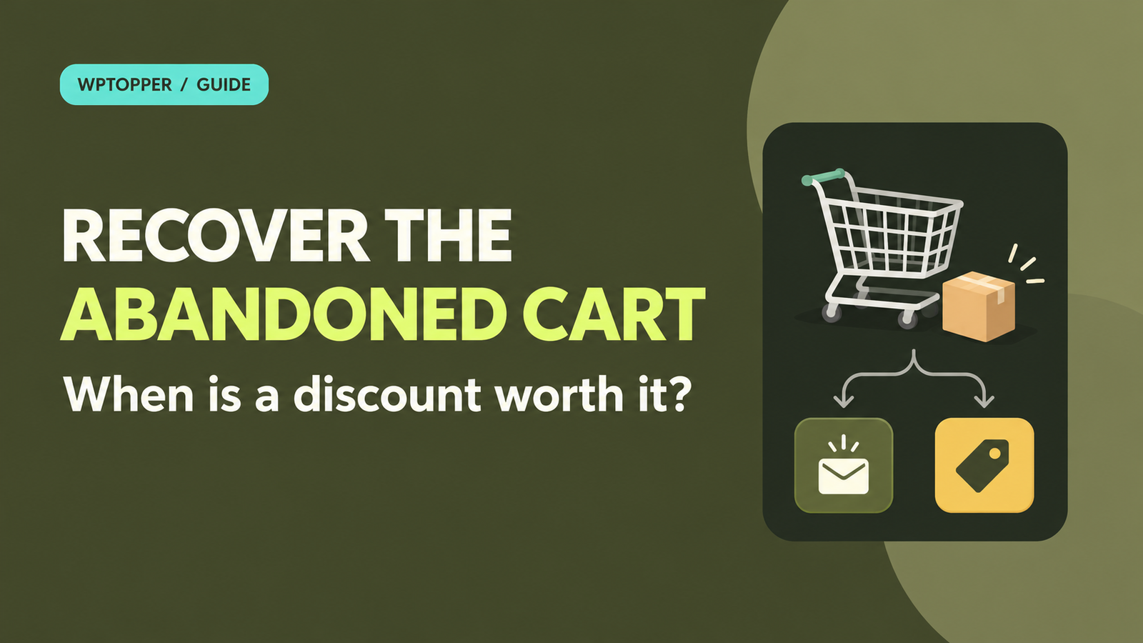 Should You Offer a Discount to Recover an Abandoned Cart?